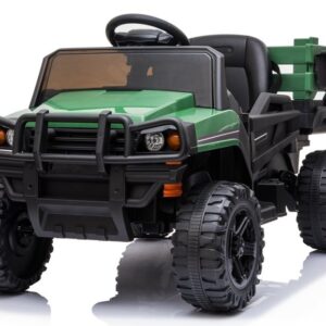 mamido Dětské elektrické autíčko Farmer zelené