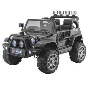 mamido Dětské elektrické autíčko Jeep HP012 černé