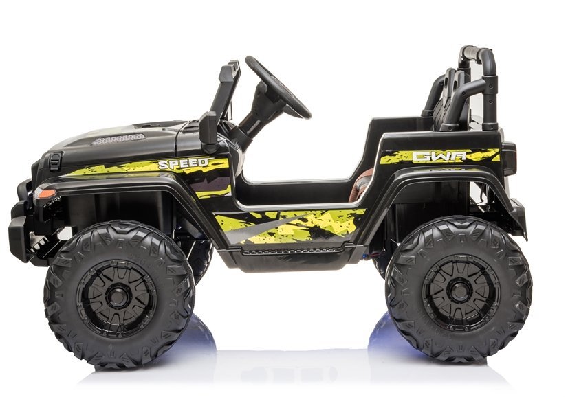 Dětské elektrické autíčko Jeep Speed černé - Obrázek 2