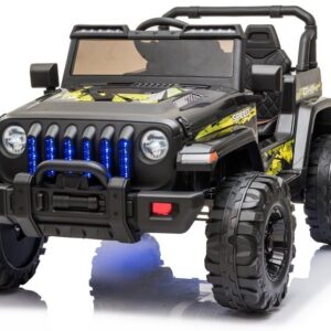 mamido Dětské elektrické autíčko Jeep Speed černé