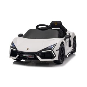 mamido Dětské elektrické autíčko Lamborghini Revuelto bílé