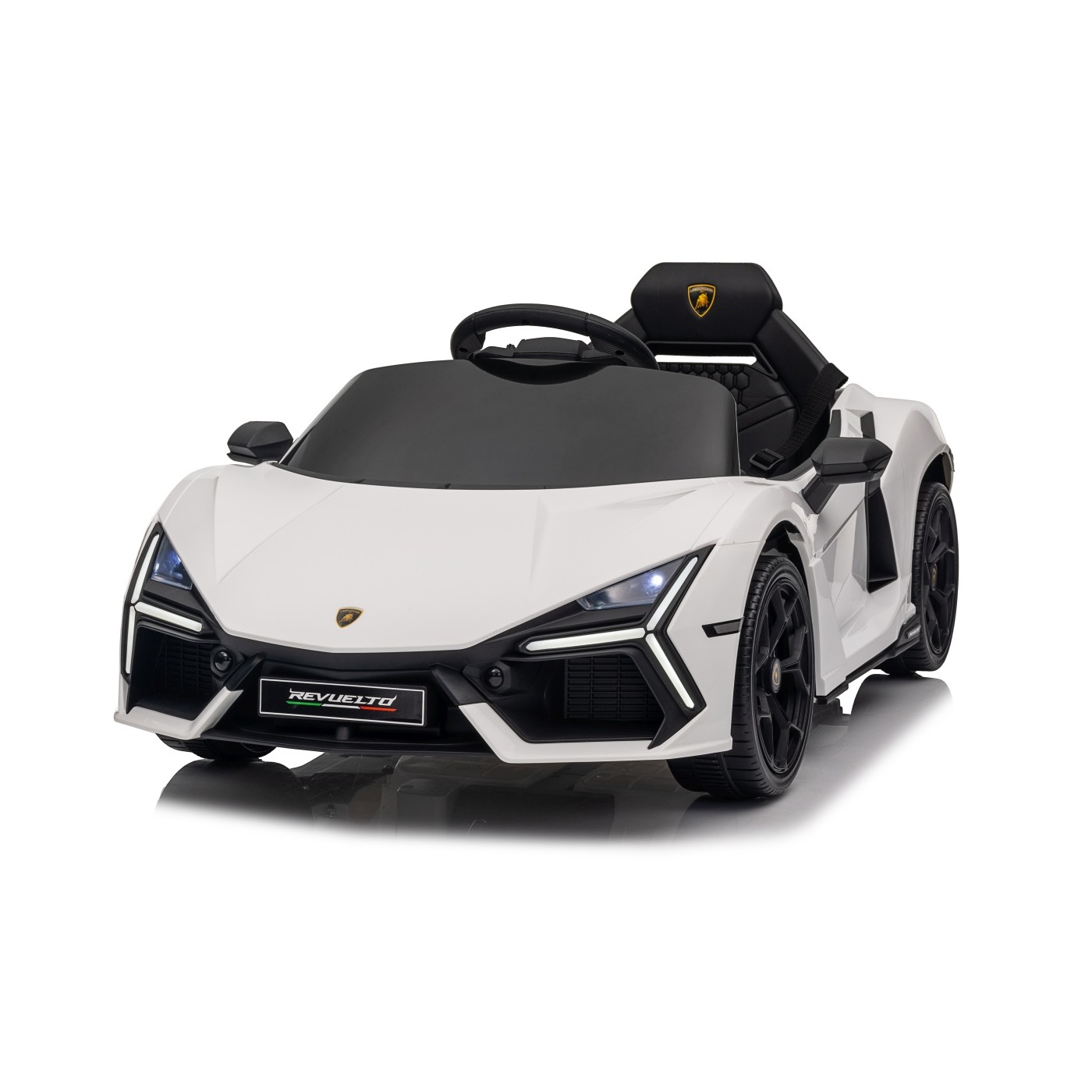 mamido Dětské elektrické autíčko Lamborghini Revuelto bílé