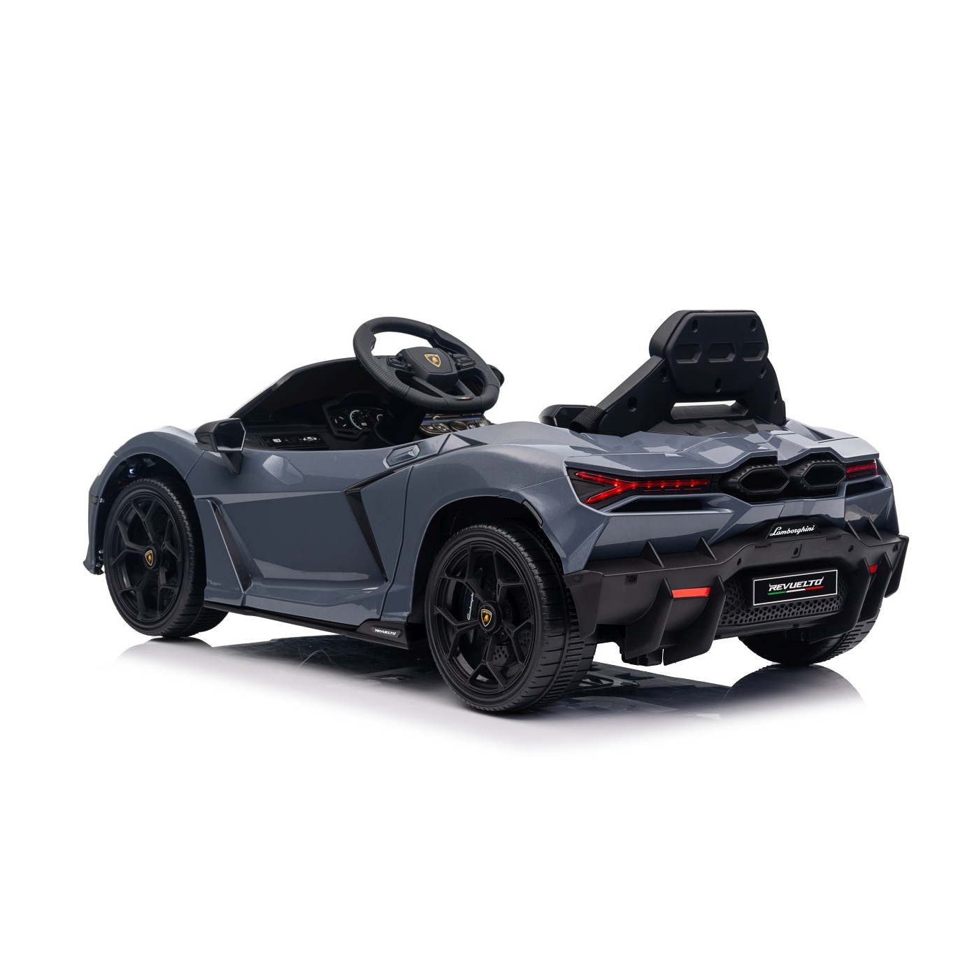 Dětské elektrické autíčko Lamborghini Revuelto šedé - Obrázek 2