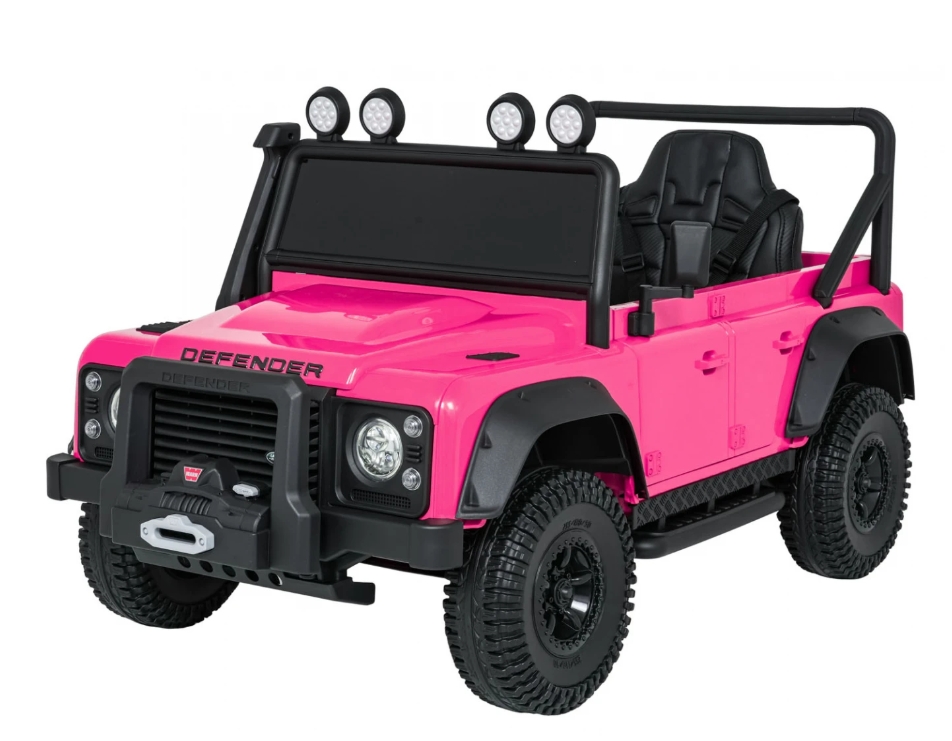 mamido Dětské elektrické autíčko Land Rover Defender 110 SVX Concept růžové