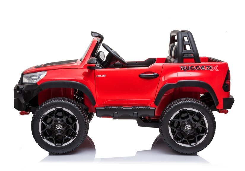 Dětské elektrické autíčko Toyota Hilux 4x4 lakované červené - Obrázek 2