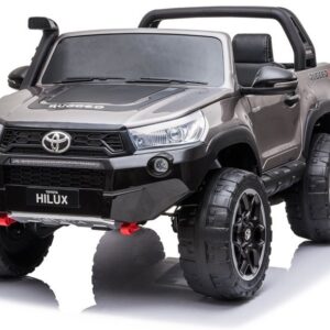 mamido Dětské elektrické autíčko Toyota Hilux 4x4 lakované šedé