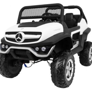 mamido Dětské elektrické auto Buggy 4x4 Mercedes-Benz Unimog bílé