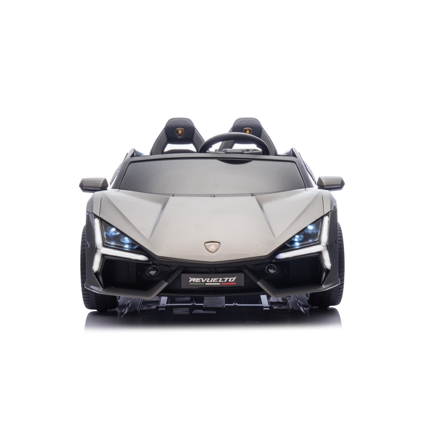 Dětské elektrické auto Lamborghini Revuelto XL STRONG šedé - Obrázek 2