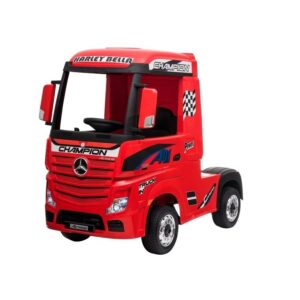 mamido Dětské elektrické auto Mercedes Actros červené