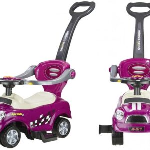 mamido Dětské hrající vozítko coupe fialové