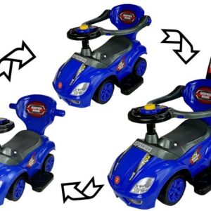 mamido Dětské odrážedlo 3v1 Mega Car modré