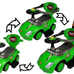 mamido Dětské odrážedlo 3v1 Mega Car zelené