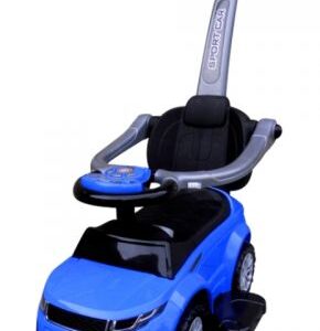 mamido Dětské odrážedlo J4 s vodící tyčí modré