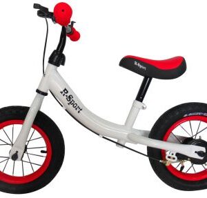 mamido Dětské odrážedlo R3 12'' červeno-bílé