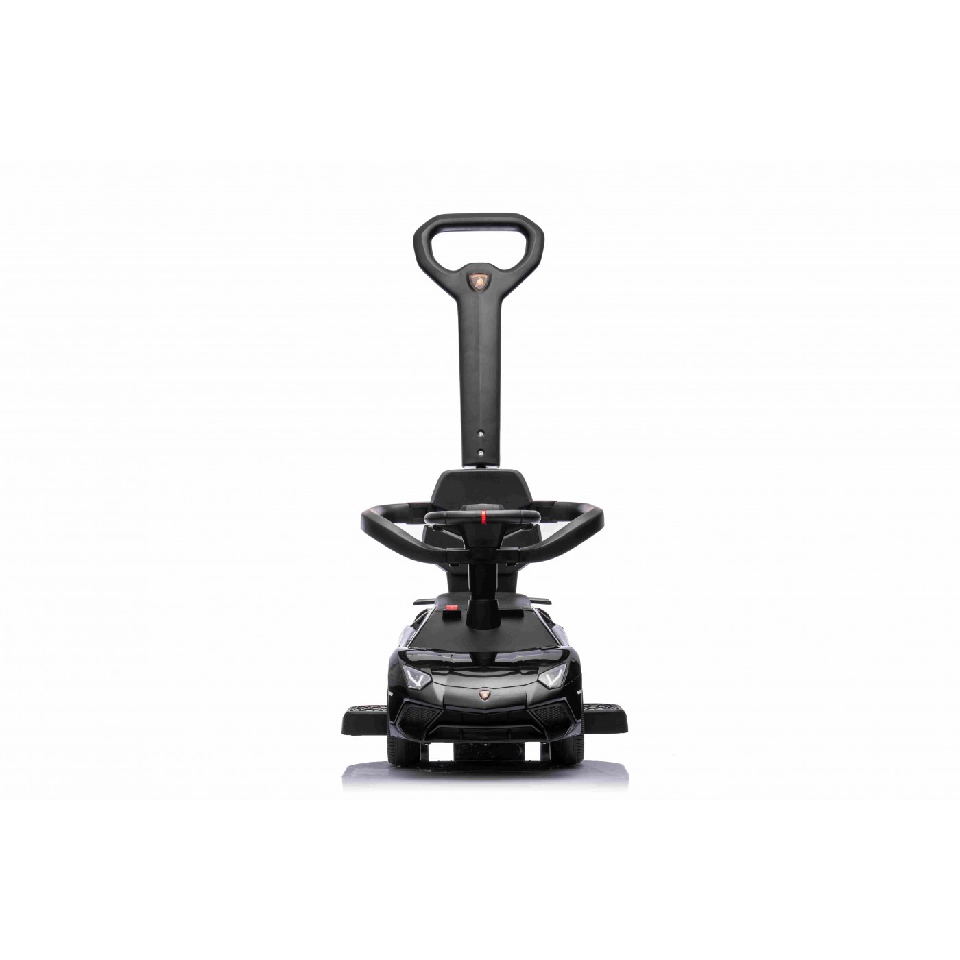 Dětské odrážedlo auto s vodící tyčí Lamborghini Aventador SV černé - Obrázek 2