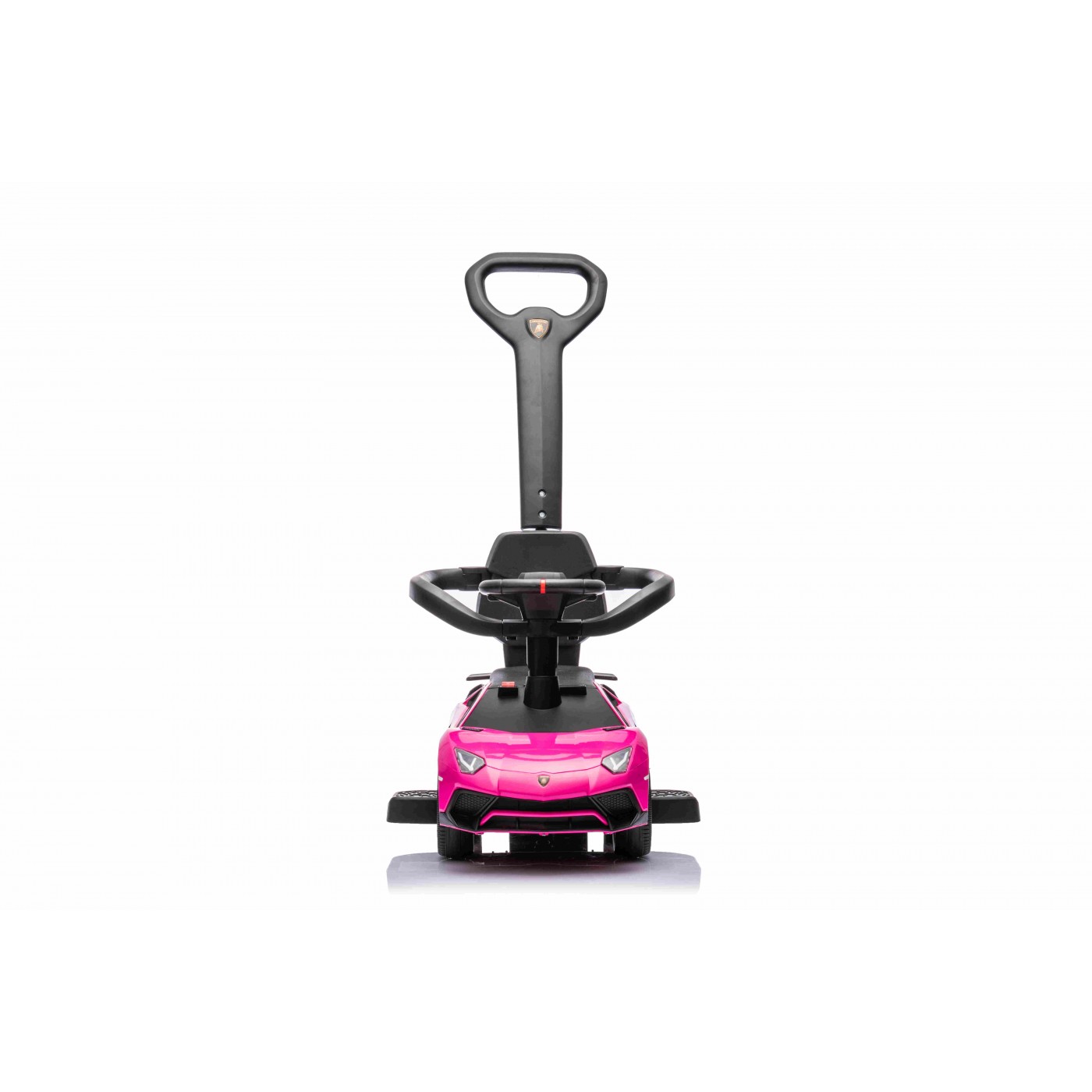 Dětské odrážedlo auto s vodící tyčí Lamborghini Aventador SV růžové - Obrázek 2