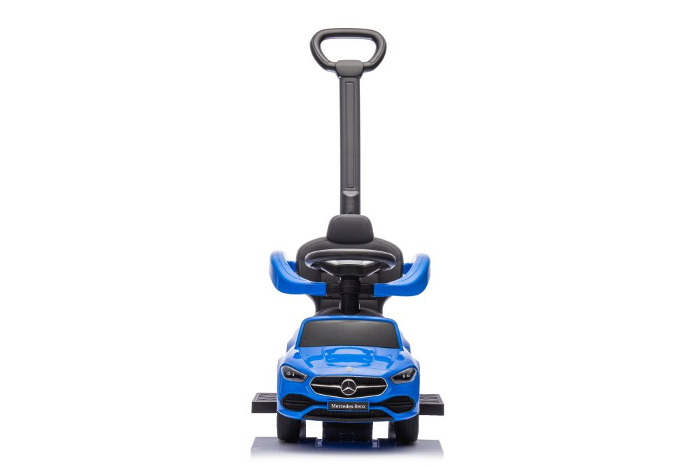 Dětské odrážedlo auto s vodící tyčí Mercedes modré - Obrázek 2