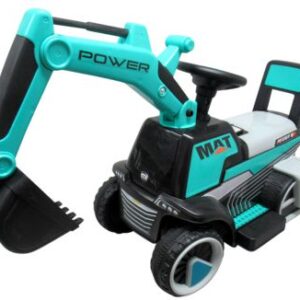 mamido Dětský elektrický bagr C3 modrý