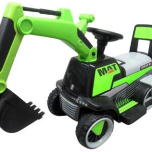mamido Dětský elektrický bagr C3 zelený
