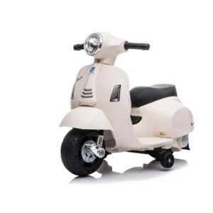 mamido Dětský elektrický skútr Vespa 300 Mini bílý