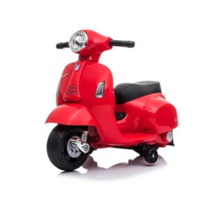 mamido Dětský elektrický skútr Vespa 300 Mini červený