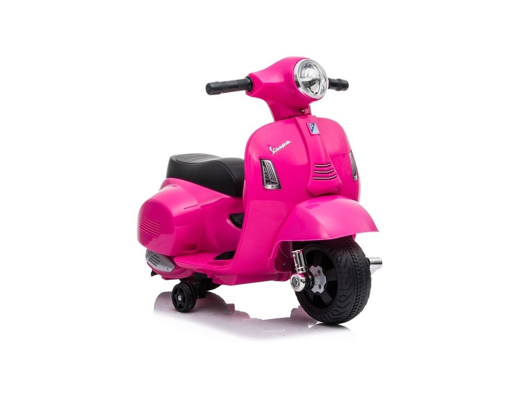 Dětský elektrický skútr Vespa 300 Mini růžový - Obrázek 2