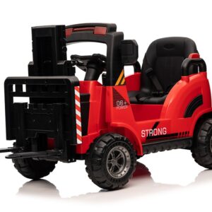 mamido Dětský elektrický vysokozdvižný vozík WH101 červený