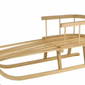 mamido Dřevěné sáňky s opěradlem