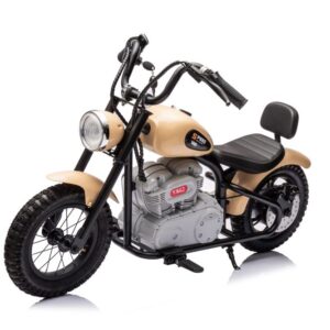 mamido Elektrická motorka A9902 36V 350W béžová