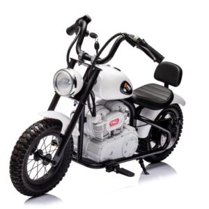 mamido Elektrická motorka A9902 36V 350W bílá