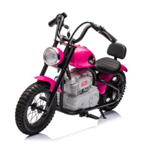 mamido Elektrická motorka A9902 36V 350W růžová