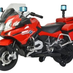 mamido Elektrická motorka BMW R1200 Policie červená