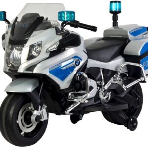 mamido Elektrická motorka BMW R1200 Policie stříbrná