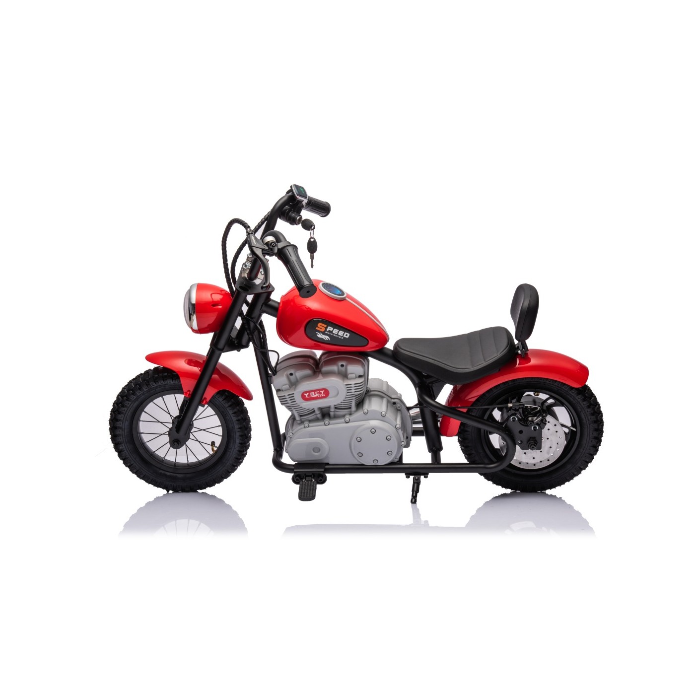 Elektrická motorka SPEED Power červená - Obrázek 2