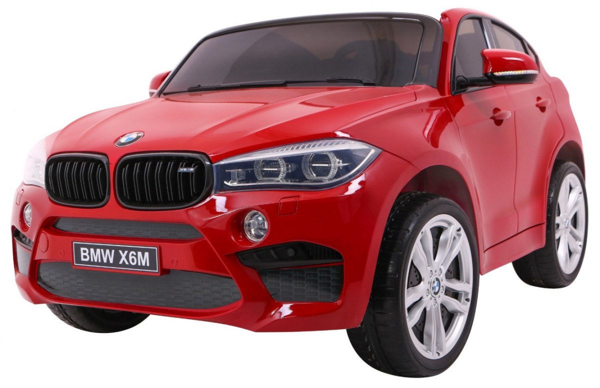 mamido Elektrické autíčko BMW X6 M dvoumístné XXL lakované červené
