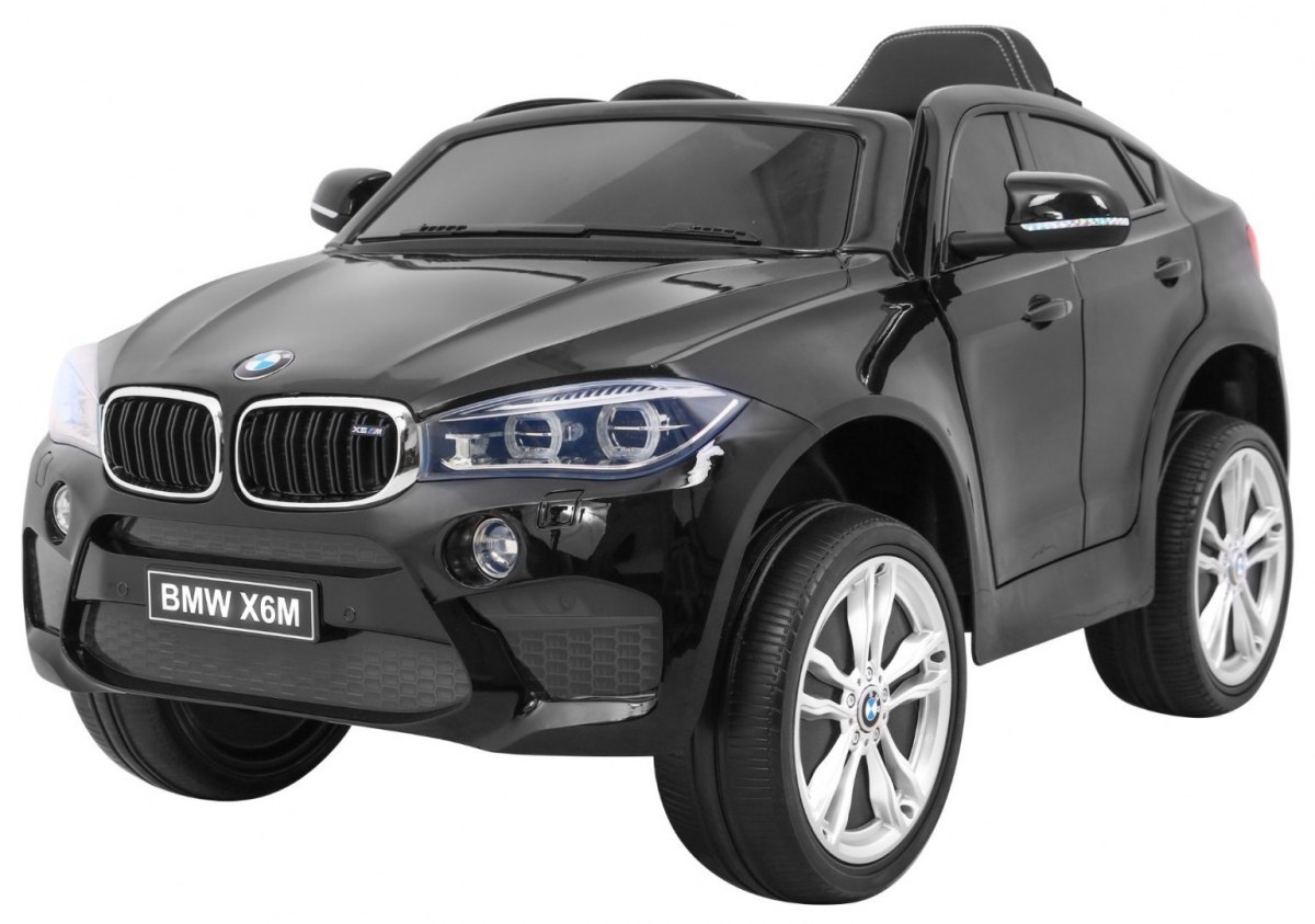 mamido Elektrické autíčko BMW X6 M lakované černé
