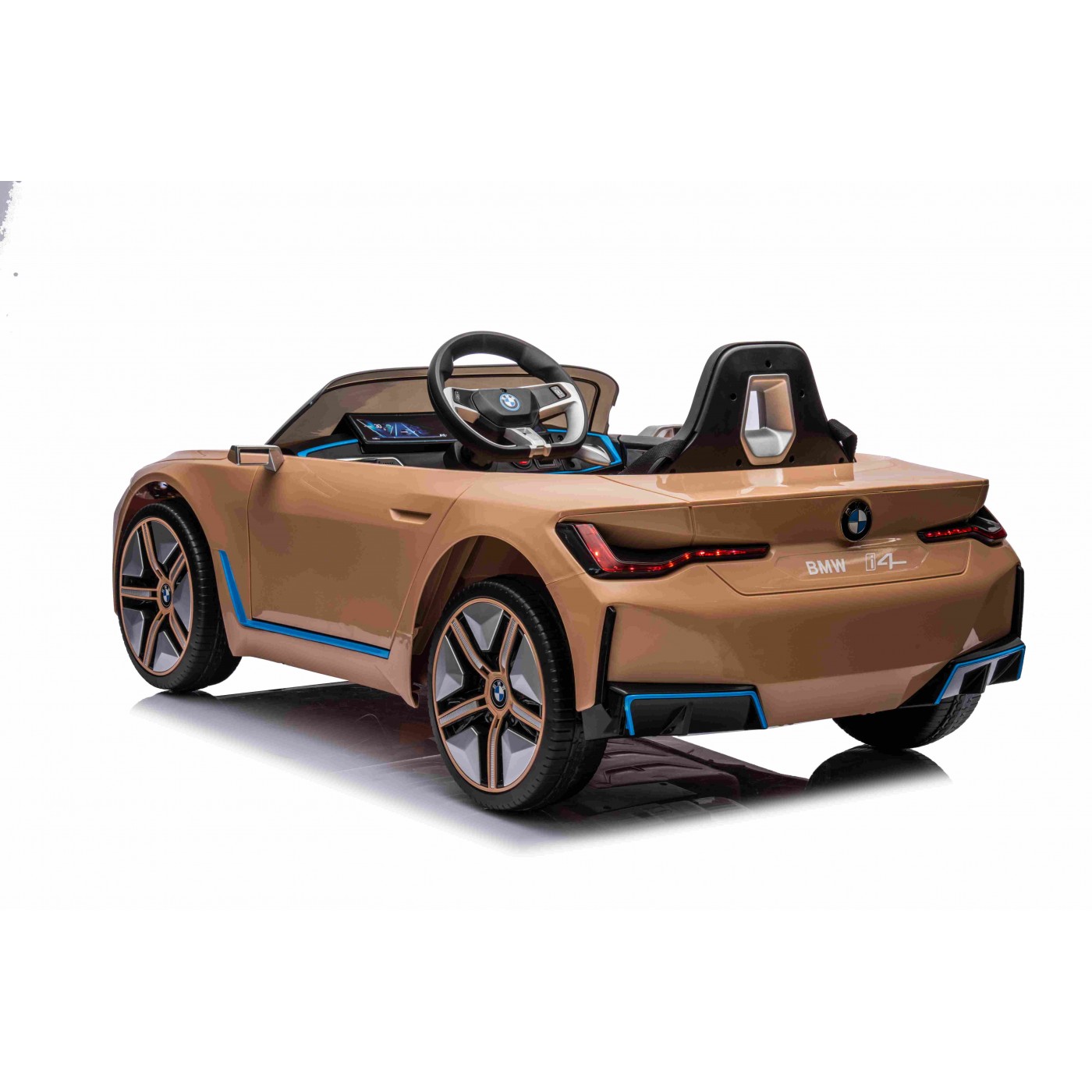 Elektrické autíčko BMW i4 zlaté - Obrázek 2