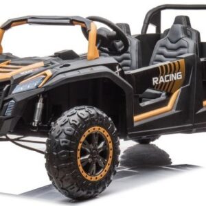 mamido Elektrické autíčko Buggy UTV čtyřmístné 24V pěnová EVA kola zlatá