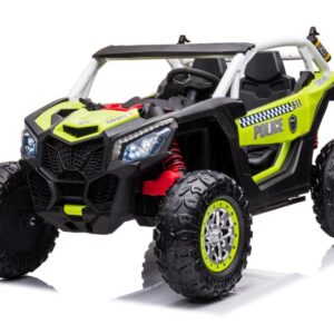 mamido Elektrické autíčko Buggy XB 4x4 Policie zelené