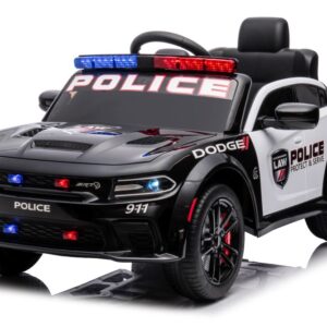 mamido Elektrické autíčko Dodge Charger policejní černé