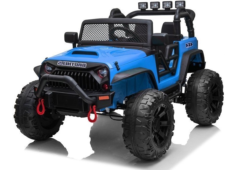 mamido Elektrické autíčko Jeep Brothers 24V 2x200W lakované modré