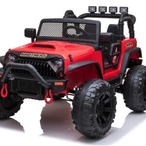 mamido Elektrické autíčko Jeep Brothers červené 24V 2x200W