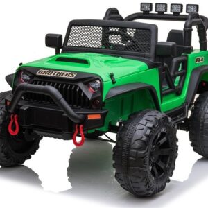mamido Elektrické autíčko Jeep Brothers zelené 24V 2x200W