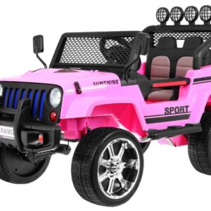 mamido Elektrické autíčko Jeep Raptor 4x4 růžové