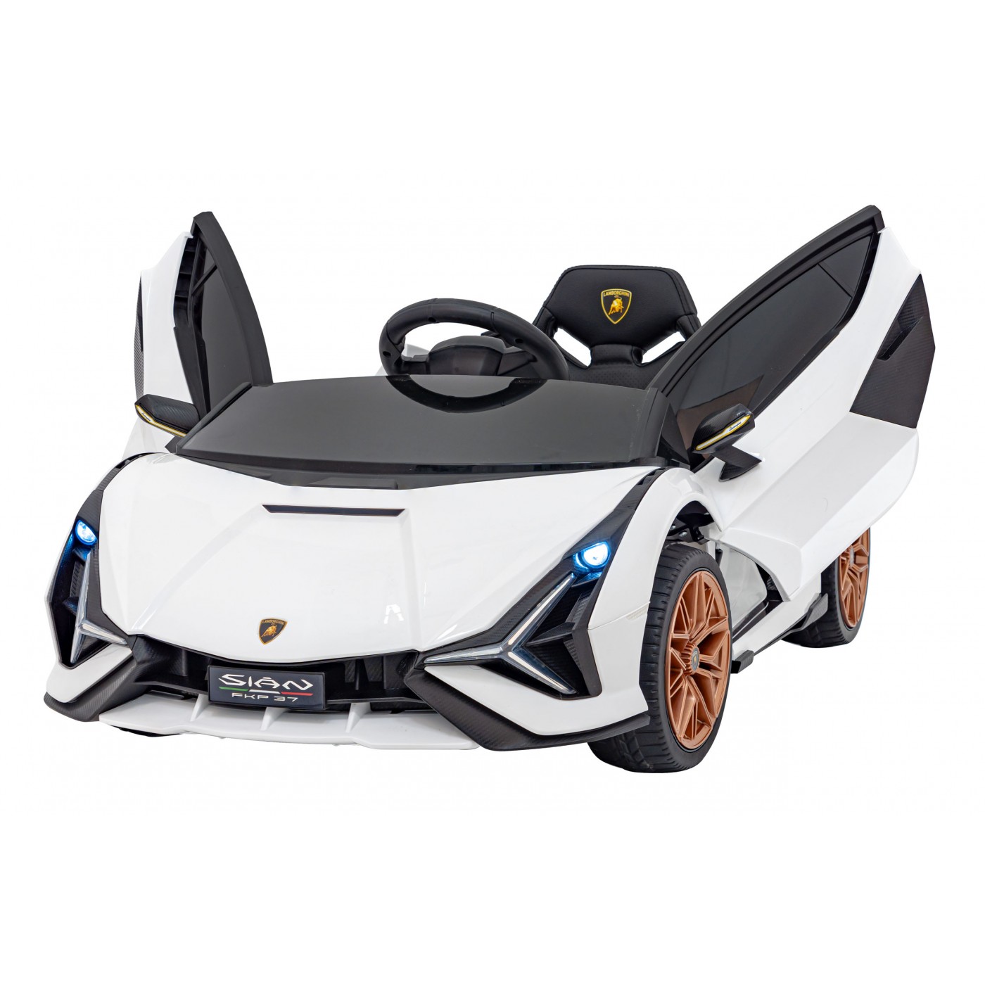 mamido Elektrické autíčko Lamborghini Sian 4x4 bílé