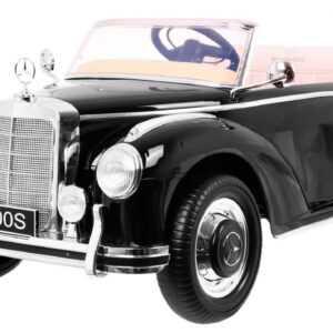 mamido Elektrické autíčko Mercedes Benz 300S Retro lakované černé