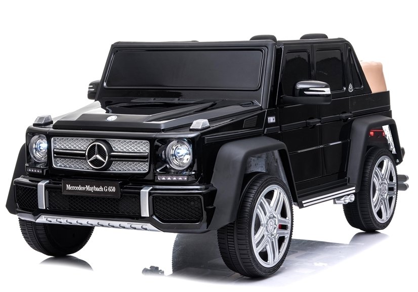 mamido Elektrické autíčko Mercedes-Benz Maybach A100 lakované černé