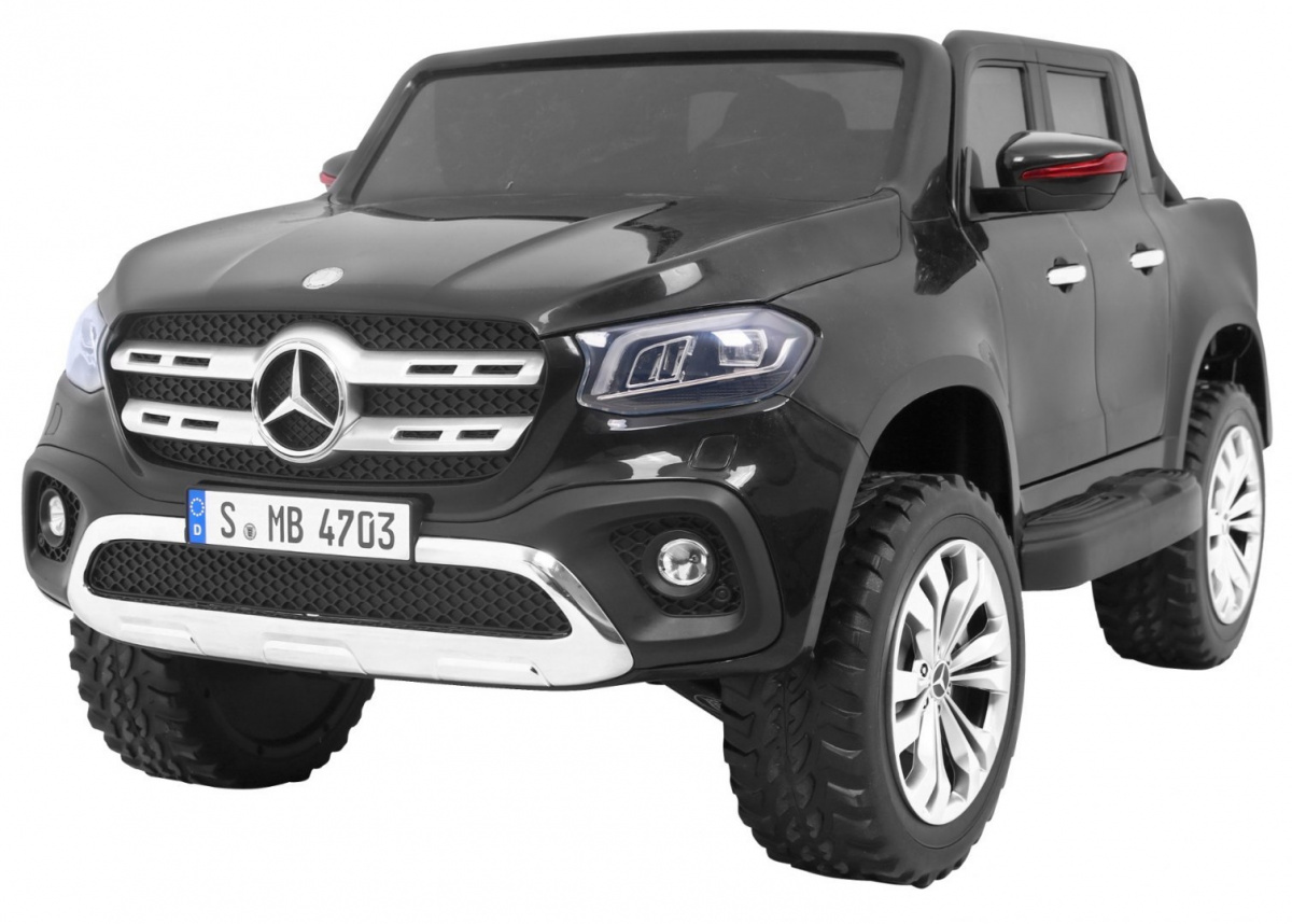 mamido Elektrické autíčko Mercedes-Benz X-Class MP4 4x4 černé