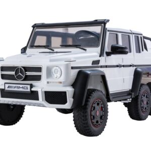 mamido Elektrické autíčko Mercedes G63 6x4 24V bílé