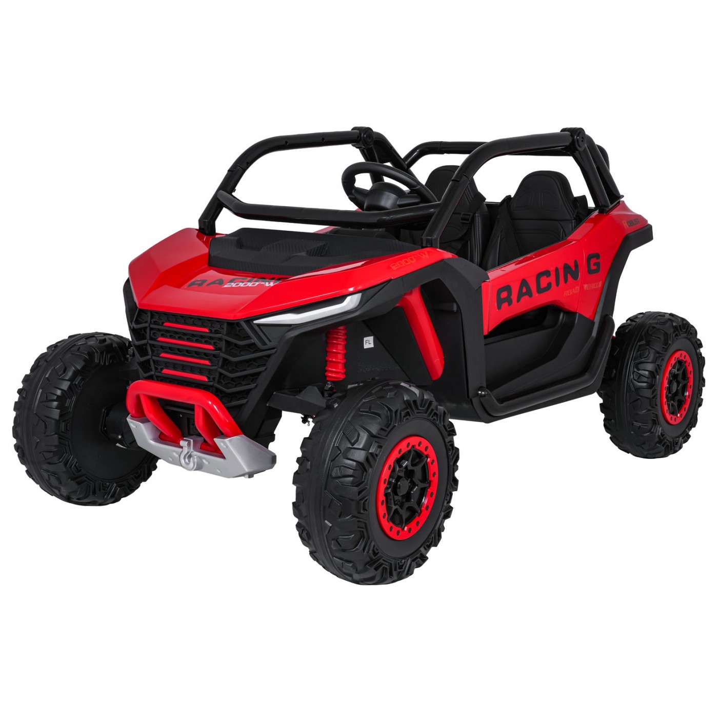 mamido Elektrické autíčko RACING Road 2000 4x120W 24V červené